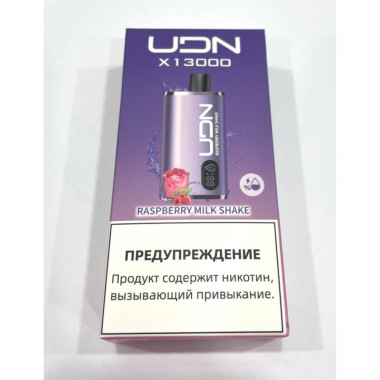 Электронная сигарета UDN X 13000 Малиновый Молочный Коктейль