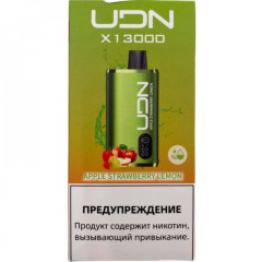 Электронная сигарета UDN X 13000 Яблоко Клубника Лимон