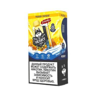 HUSKY AIRMAX 2.0 15000 Strong Ледяной микс йогурта персика клубники