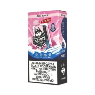 HUSKY AIRMAX 2.0 15000 Strong Ледяная арбузная жвачка с ментолом