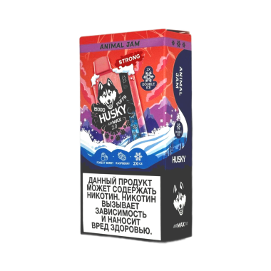HUSKY AIRMAX 2.0 15000 Strong Ледяной микс лесных ягод малинового джема