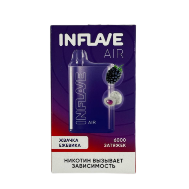 INFLAVE AIR 6000 Жвачка ежевика