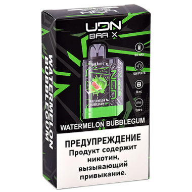 UDN BAR X III 7000 Арбузная Жвачка
