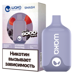 WAKA SMASH 6000 Клубника, Виноград